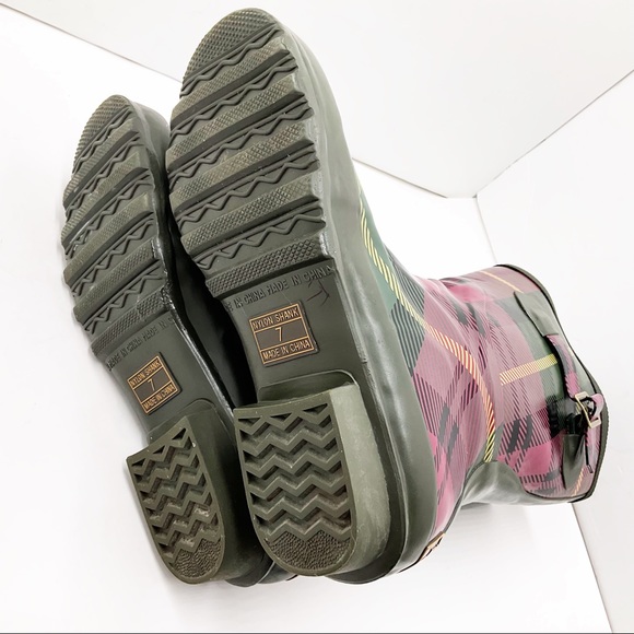 ☔️{L.L.Bean} Tartan Short Wellie Boots - Picture 11 of 16